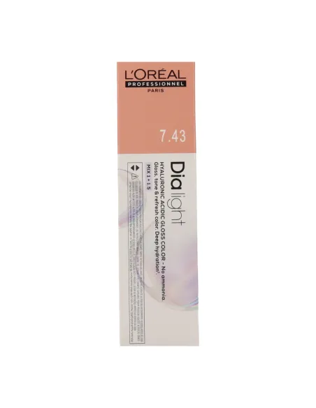 L'Oréal Professionnel Dia Light 7.43 - Rubio Cobrizo Dorado 60 ml